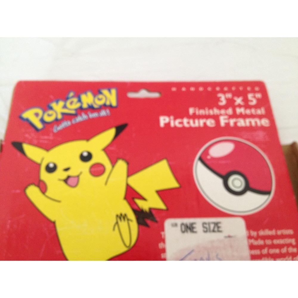 Vintage 1999 Pokemon Pals Picture Frame Pewter Handcrafted 3 x 5 Collectible - Picture 6 of 6